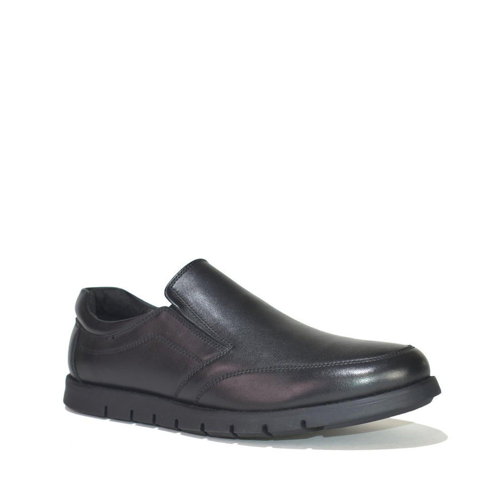 Men’s Loafers MSH-8420 in Black Leather